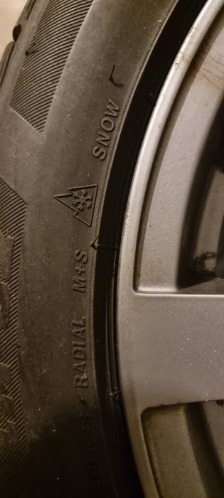 Jante Platin 17" + pneuri iarna  Bridgestone - Renault Laguna