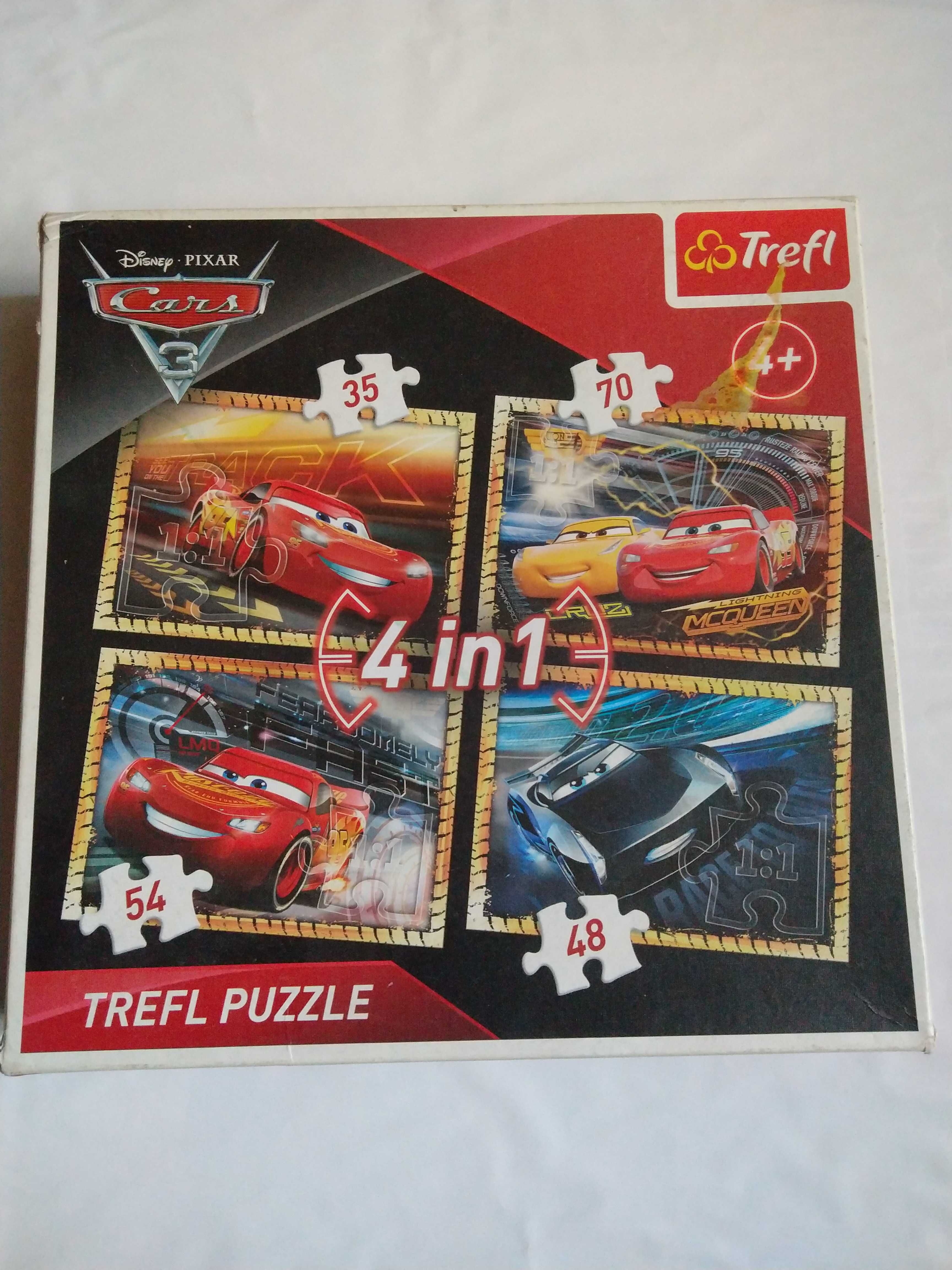 Trefl Disney Cars 3 Puzzle 4in1