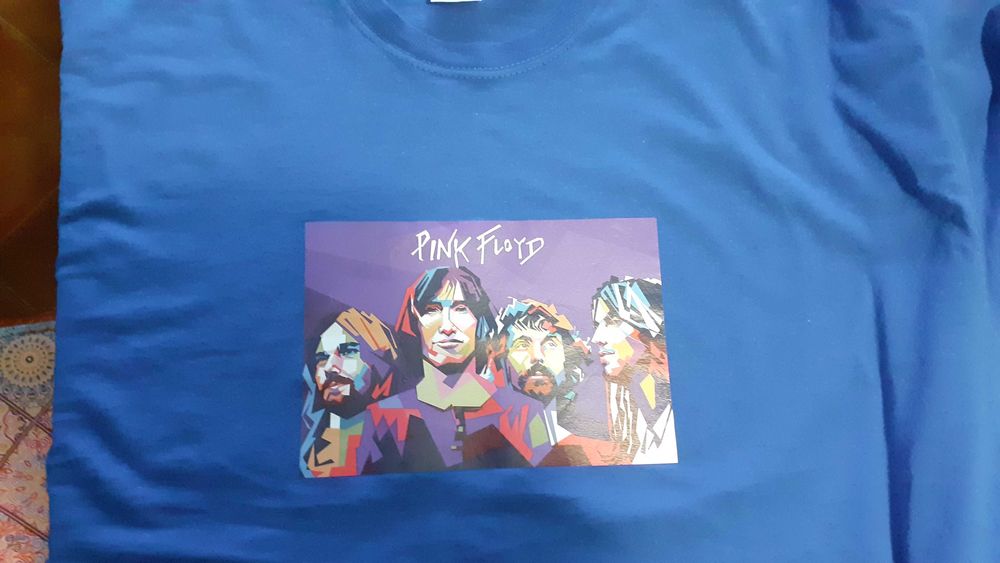 тениска Pink Floyd Пинк Флойд уникална синя XL