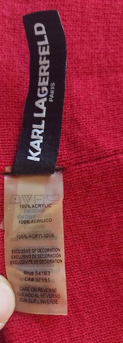 Karl Lagerfeld,зимна шапка, памук и еластан ,58-62см, оригинал