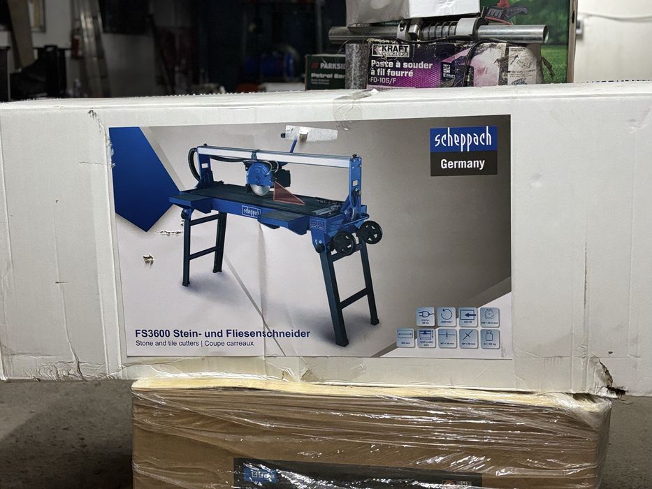 Scheppach masina de taiat gresie pe baza de apa