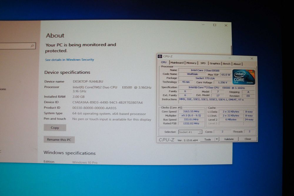 Procesor retro TOP intel core 2 duo E8500 3.16Ghz fsb 1333 6mb LGA 775