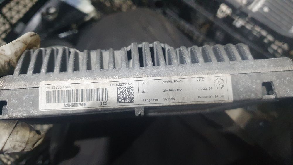 DIsplay navigatie NTG 4.5 Mercedes W204 W166 C220 ML250 GL A2049007508