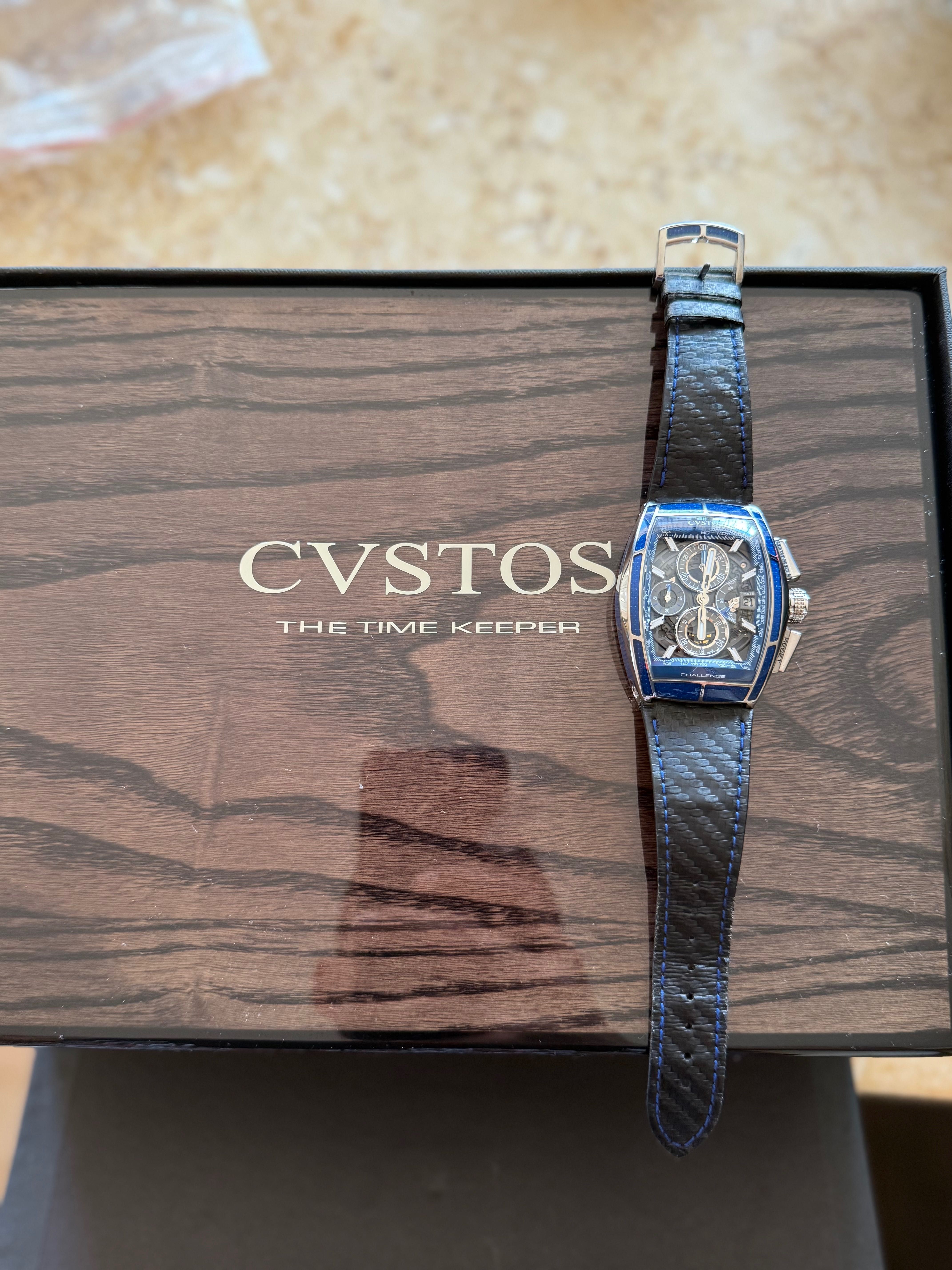 Cvstos Challenge Chrono Blue Carbon