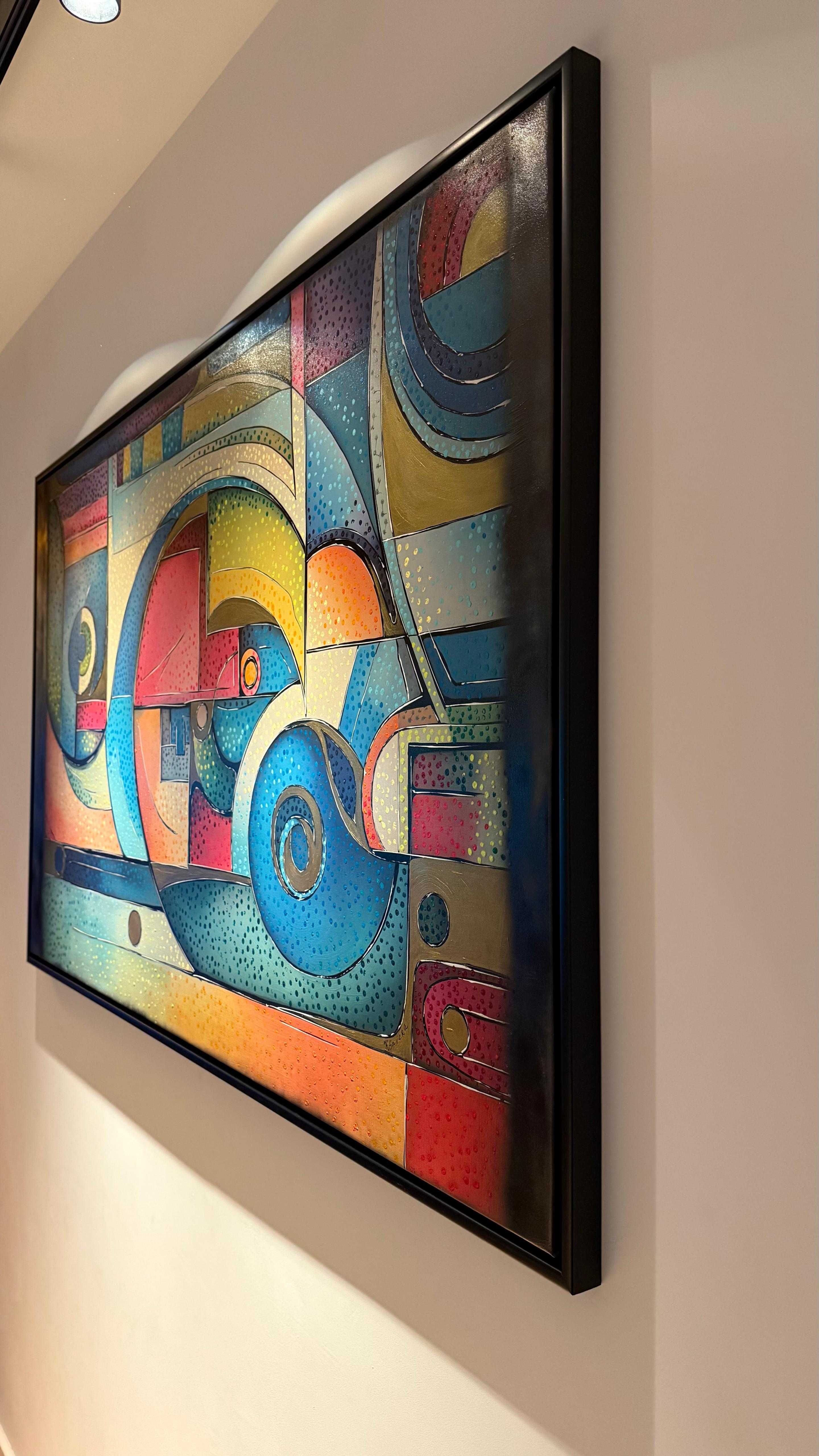 Tablou / Pictura originala  Ksavera - "Cubism"