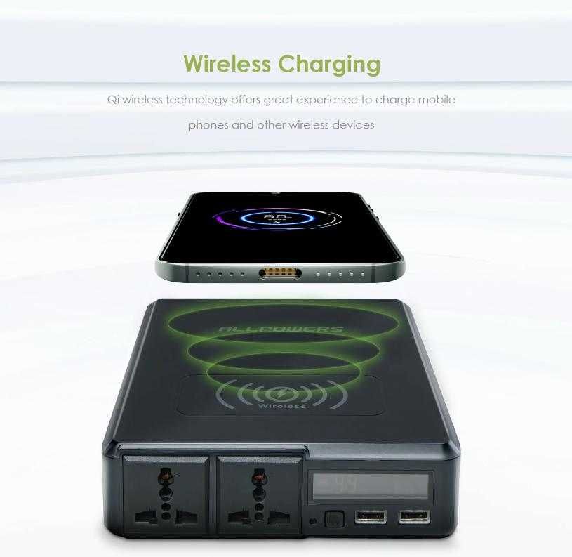 ALLPOWERS™ Solar Powerbank 154Wh 41600mAh 200W AC220V Слънчева Система