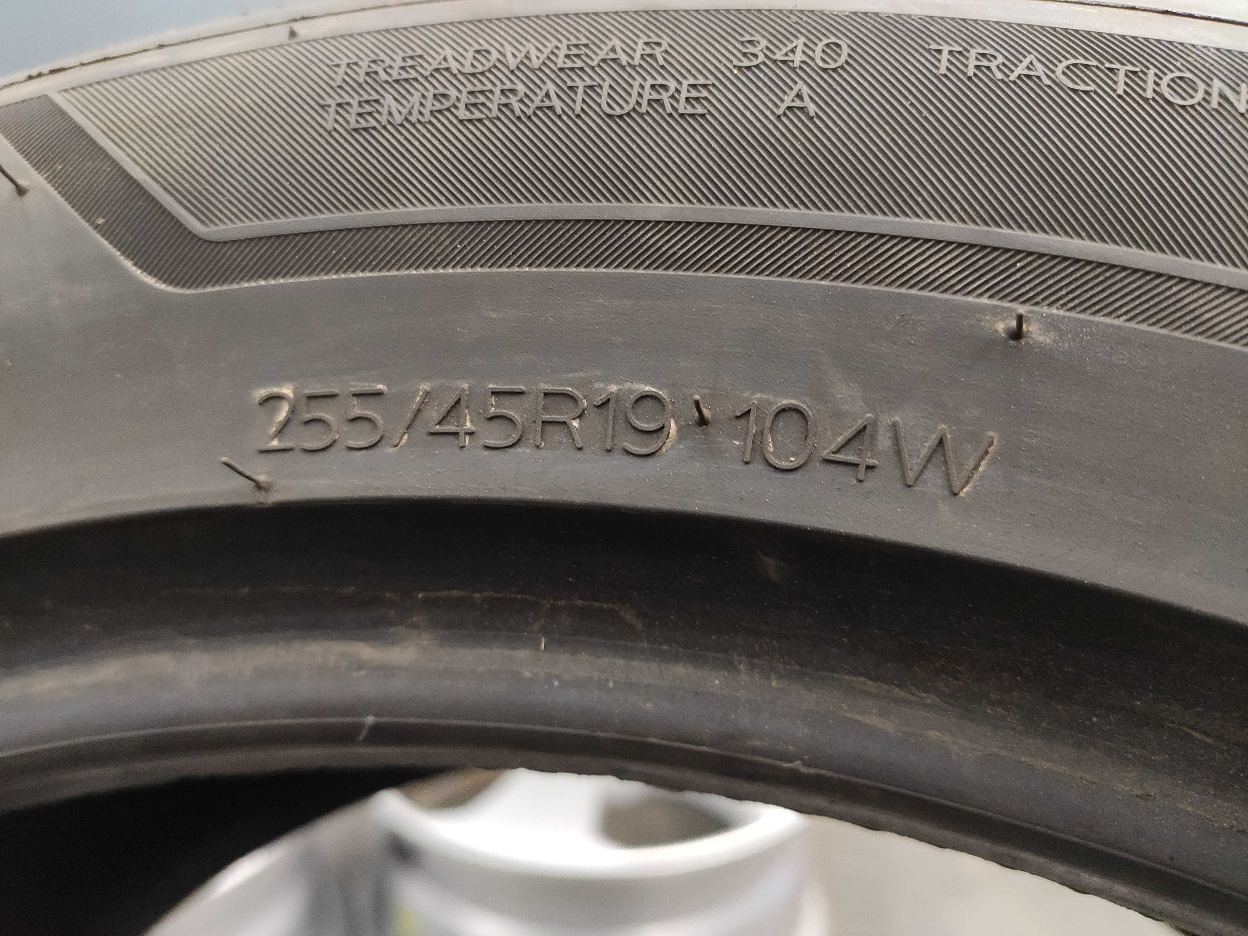 1бр Лятна гума 255 45 19 - Hankook - DOT 2024