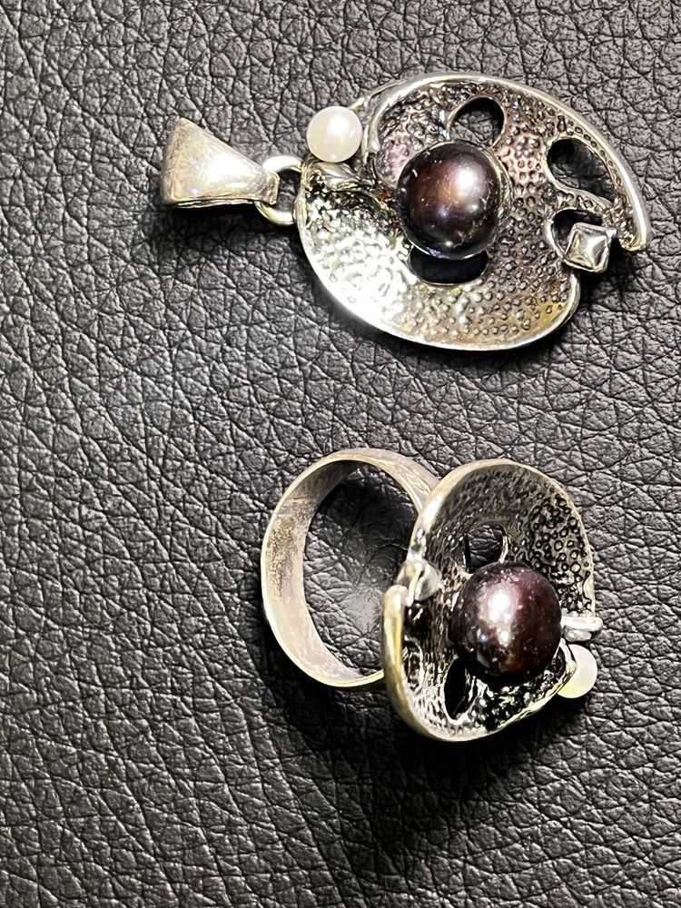 Пръстени медальони обеци сребърни silver 925 srebro prasten obeci