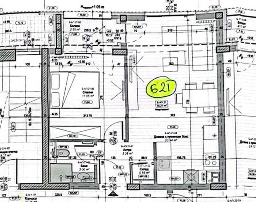 Продава се Двустаен апартамент в София, Център - 72 кв.м за 2445 €/кв.м - Снимка #3