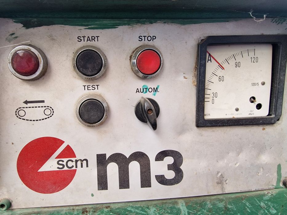 многолистов циркуляр SCM 120мм.с чисто нова верига ,