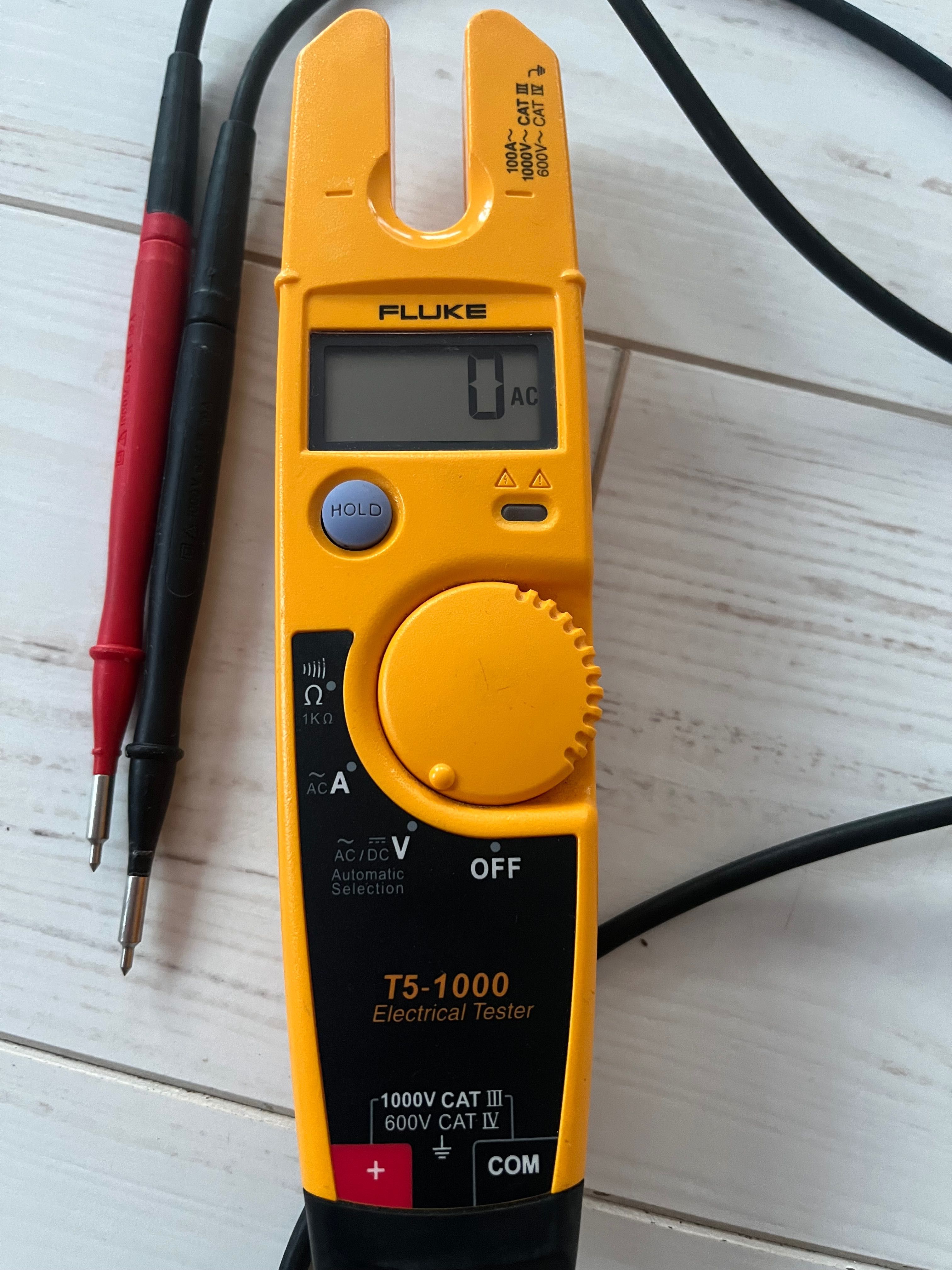 FLUKE T5-1000 Tester tensiune, curent, continuitate, clește