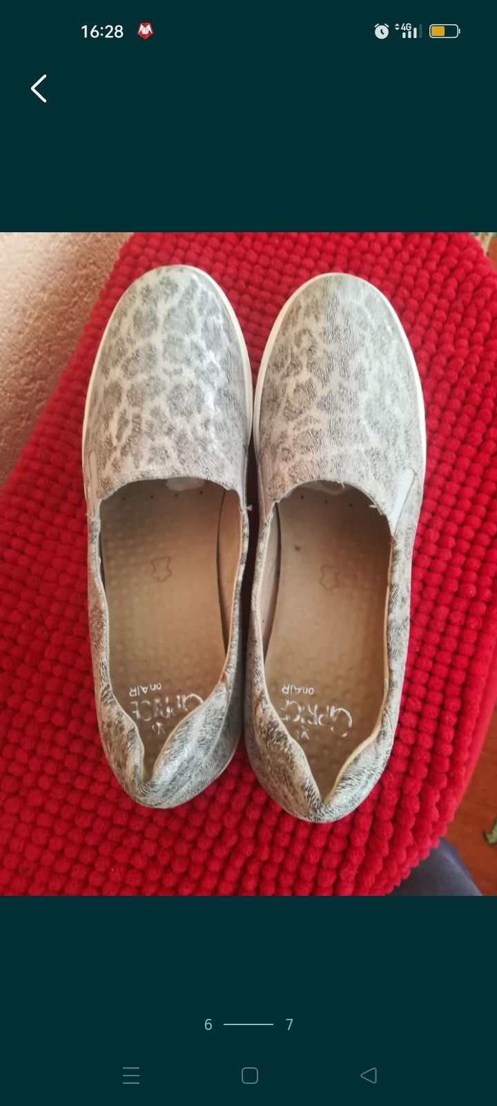 Espadrile Caprice nr 41 damă piele