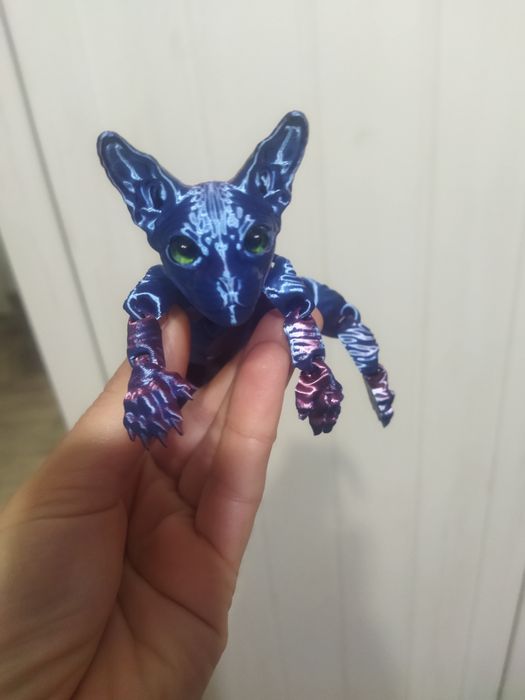 3D принтирана котка играчка