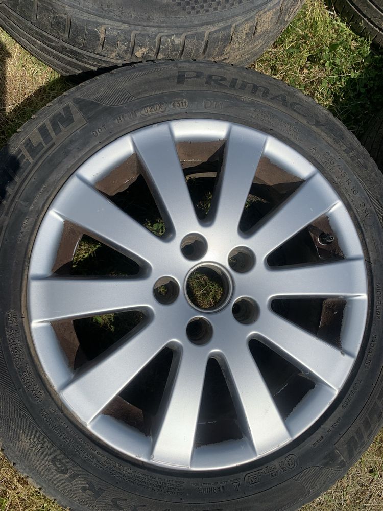 Jante Aliaj Originale Audi A6 C6 C7 C5 A4 B6 B7 B8 R16  5x112 ET 45