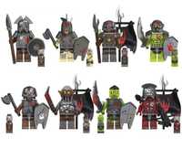 Set 8 Minifigurine tip Lego Lord of the Rings Uruk + Orcs pack2