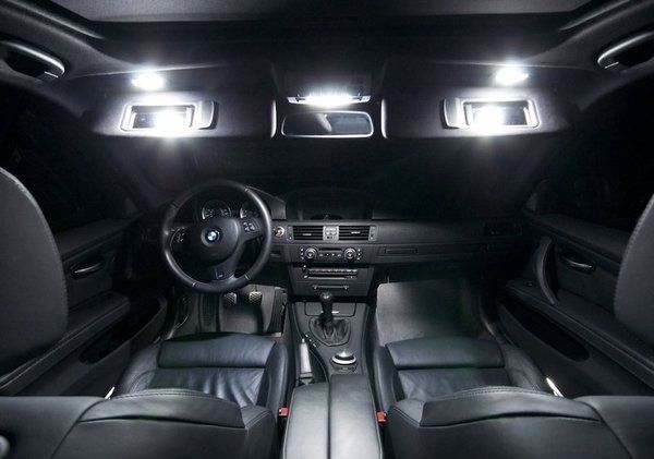 BMW Е90 LED крушки интериорно осветление