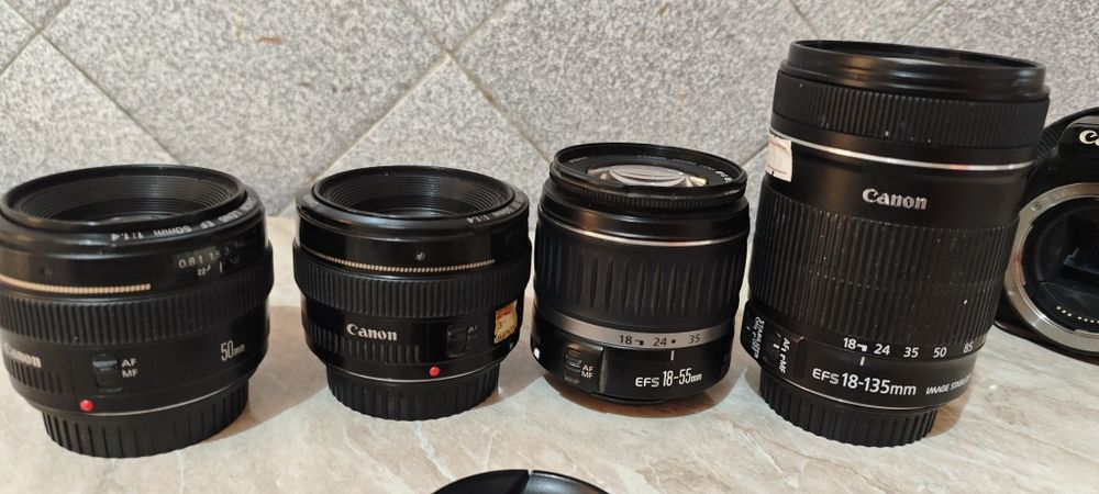 Продаю обьективы от canon разные