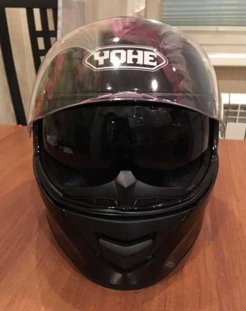 Шлем для мото новый фирменный YOHE