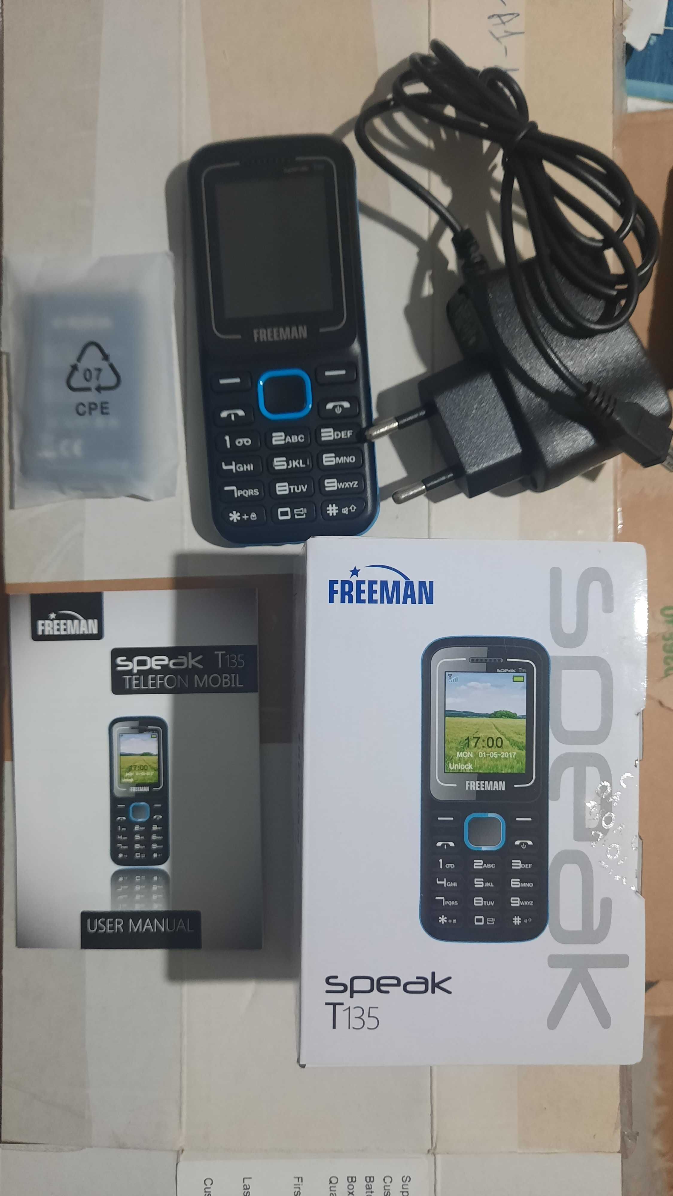 Telefon butoane_Nou_seniori_E-boda_Freeman Speak T135_Dual Sim_Necodat