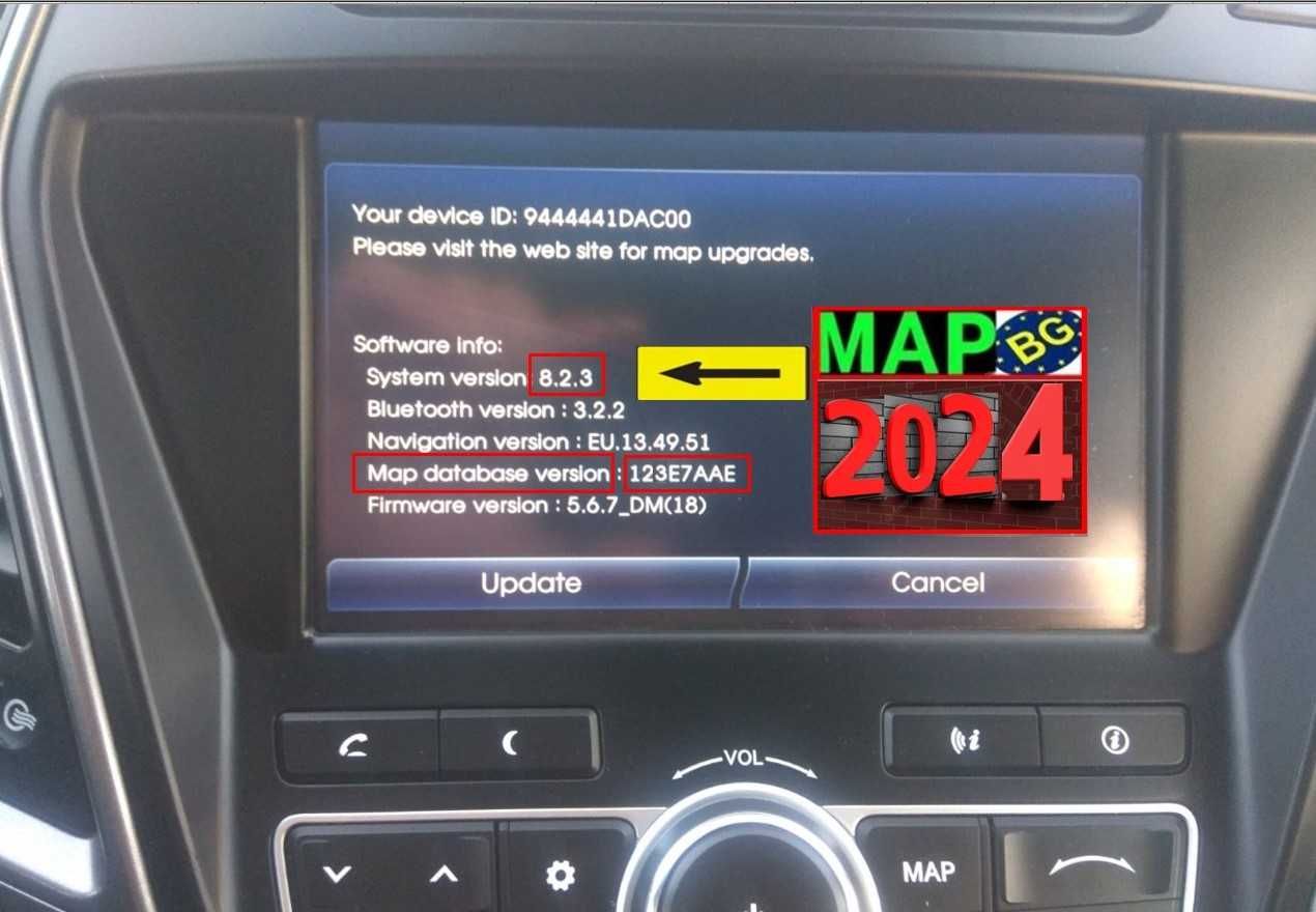 2024 карти Навигация ъпдейт KIA и Hyundai БГ и Европа USB КИА GEN 1