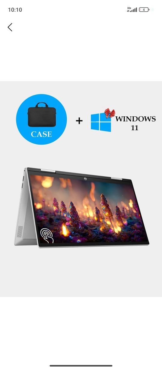 HP ENVY x360 | Sensorli ekranli noutbuk sotiladi
Holati: Ideal ( yangi