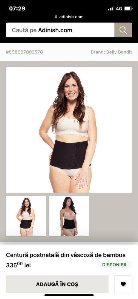 Centura postnatala Belly Bandit - marime M