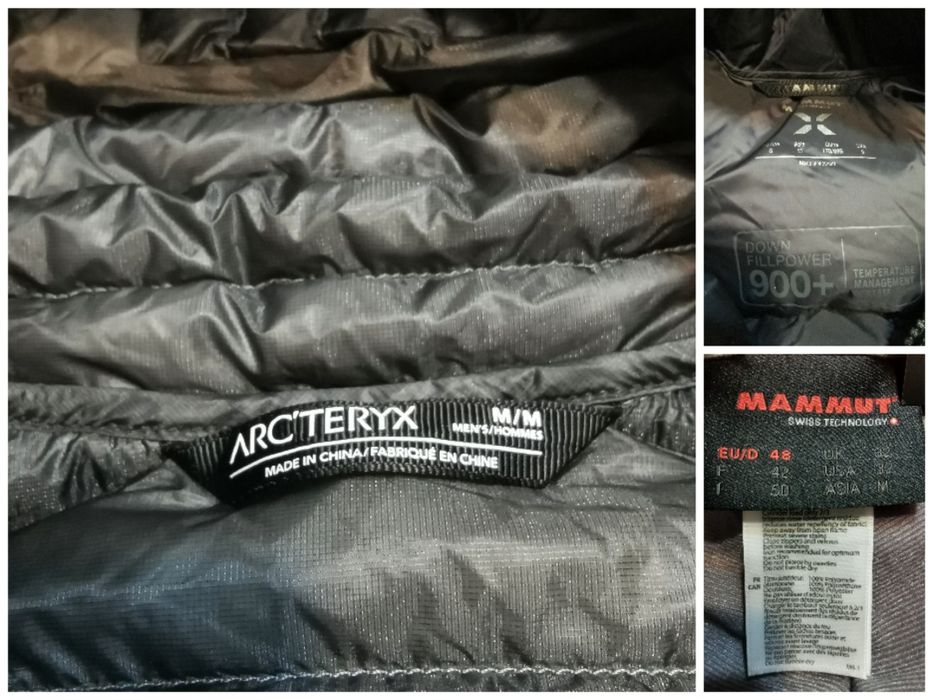 Geacă puf Arc'teryx Mammut bărbați outdoor