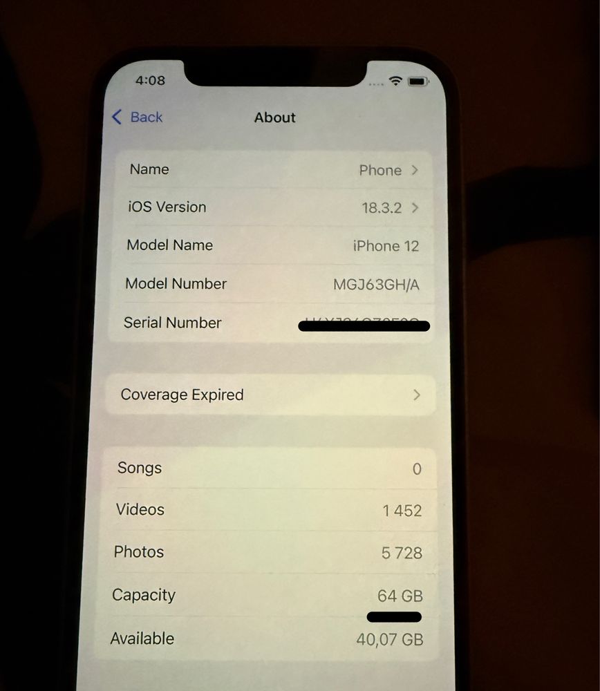 Iphone 12 64GB - бял