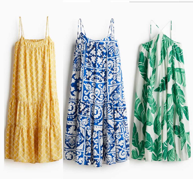 Новые сарафаны H&M, хлопок/вискоза, размер L (50/56)