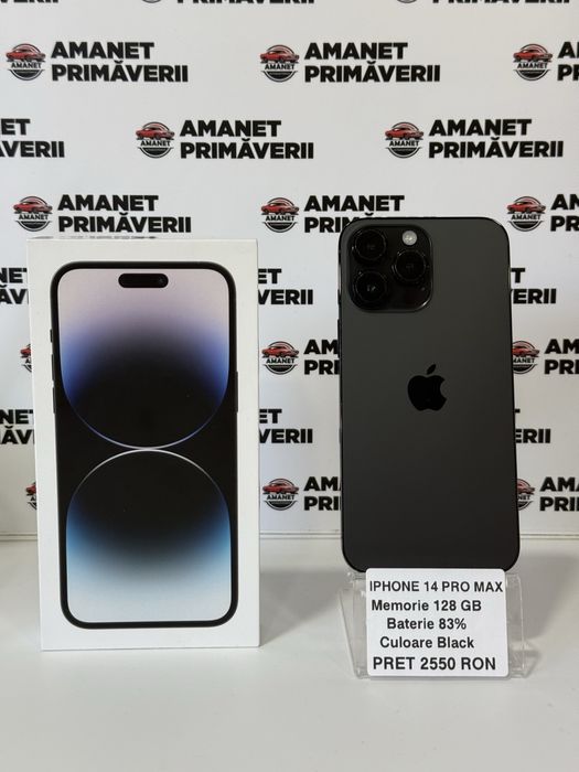 Iphone 14 Pro Max 128 GB 83% Baterie