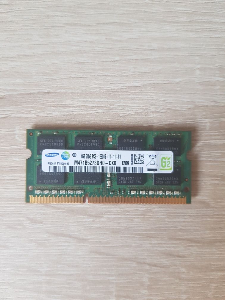 Memorie RAM Samsung Laptop/Notebook DDR3 Samsung 4GB 1600GHz 1,5V