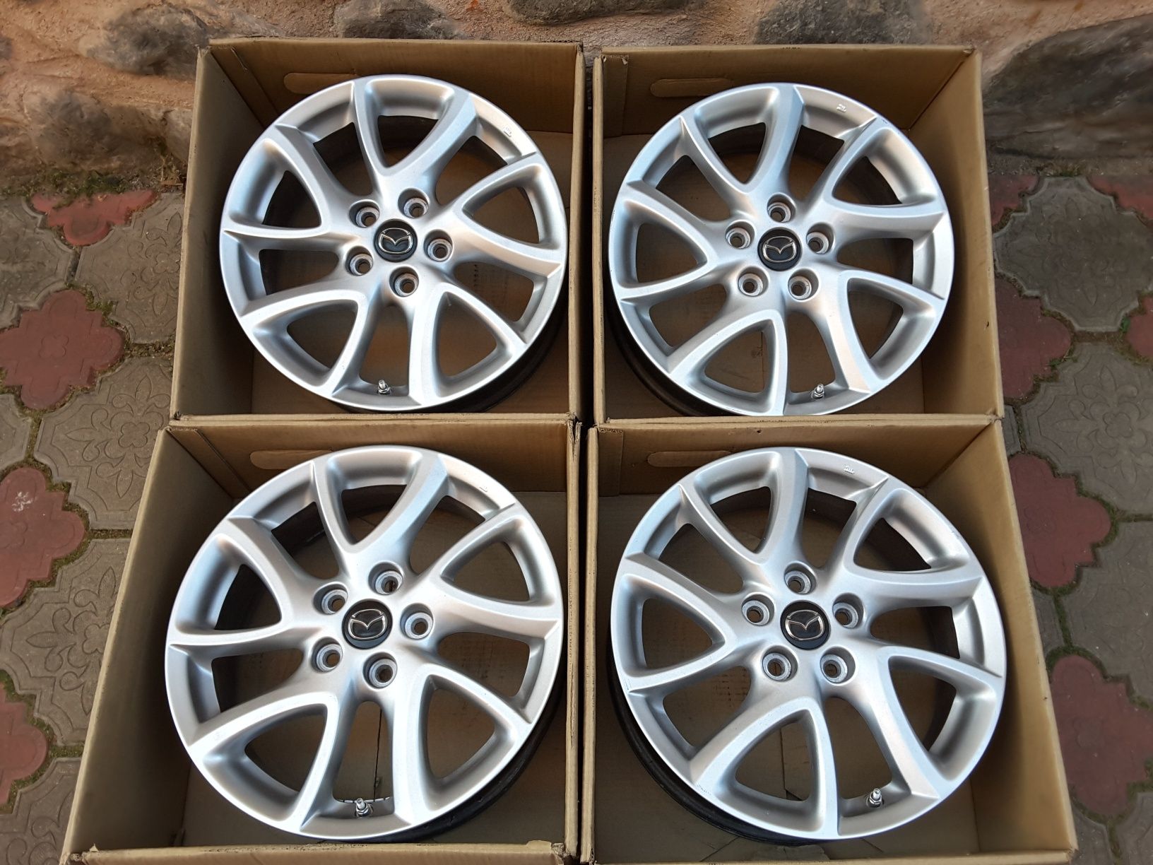 jante aliaj 17; 5x114,3;originale Mazda 3,  Mazda 5, Cx-3 cx3