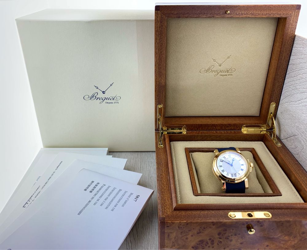 Золотые швейцарские часы Breguet оригинал