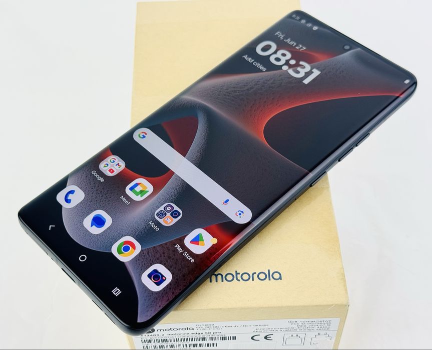 Motorola Edge 50 Pro 512GB 12GB RAM Black Перфектен! Гаранция!