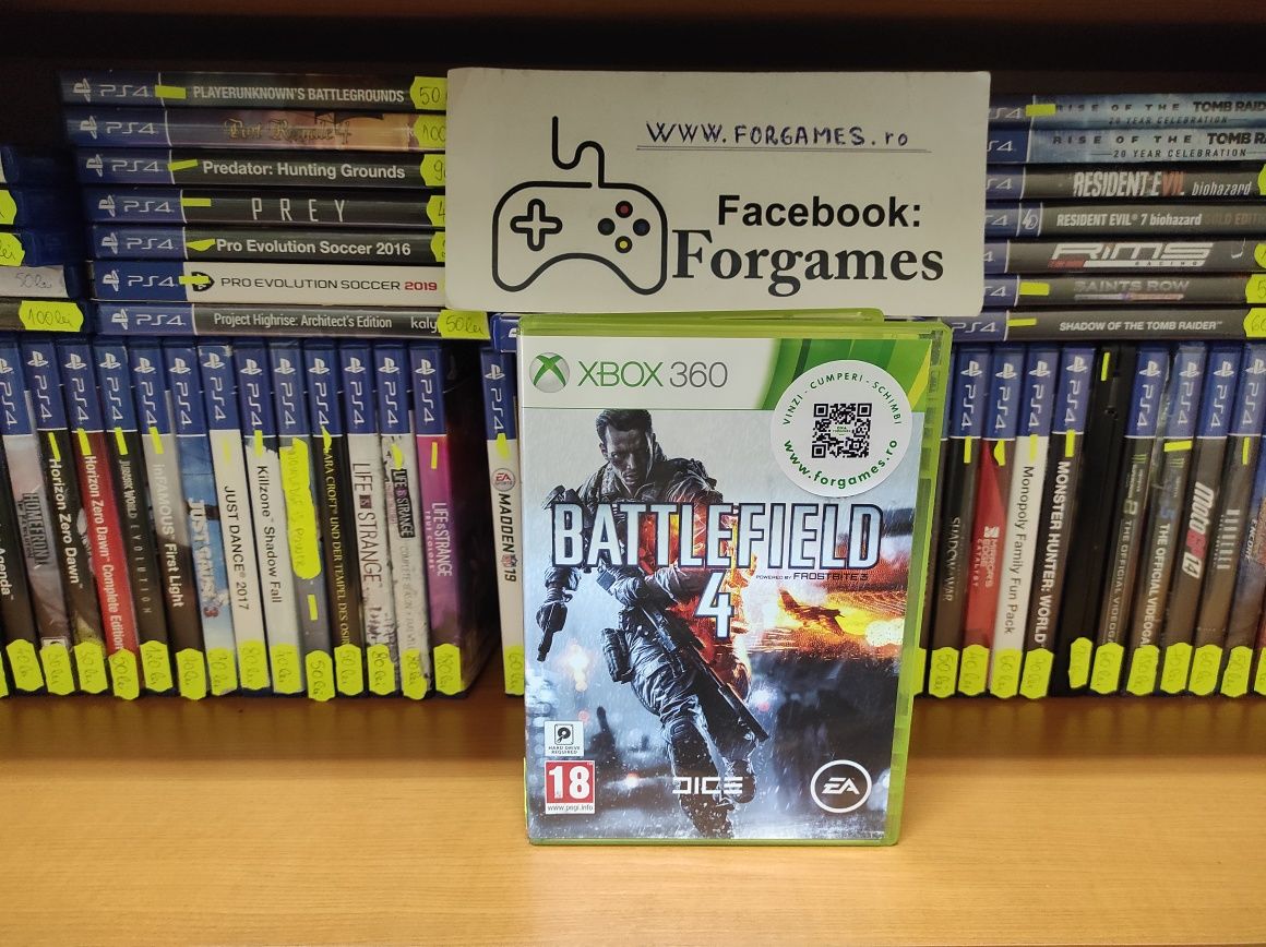 Joc Battlefield 4 Xbox 360 Forgames.ro + alte jocuri consola Xbox 360