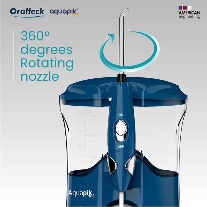 Irigator dentar profesional Aquapik PRO,capacitate 600 ml