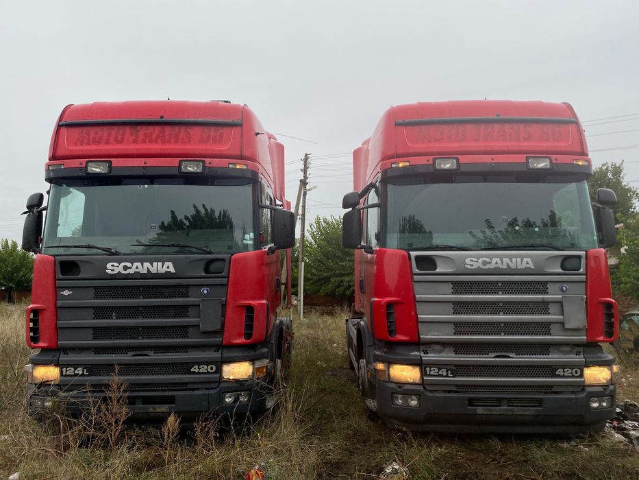 Продават се 2.Бр scania 124L / 420.k.c 2003.Г евро 3 / с ретардери