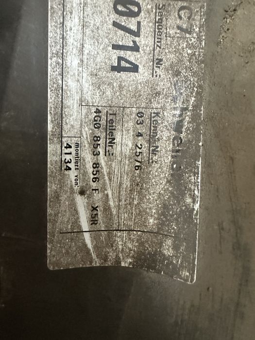 Ornamente prag sline audi a6 c7 4g 2011-2017