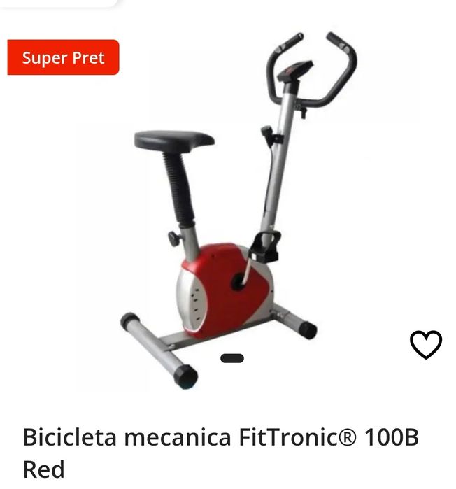 Vând bicicleta fitness roșie