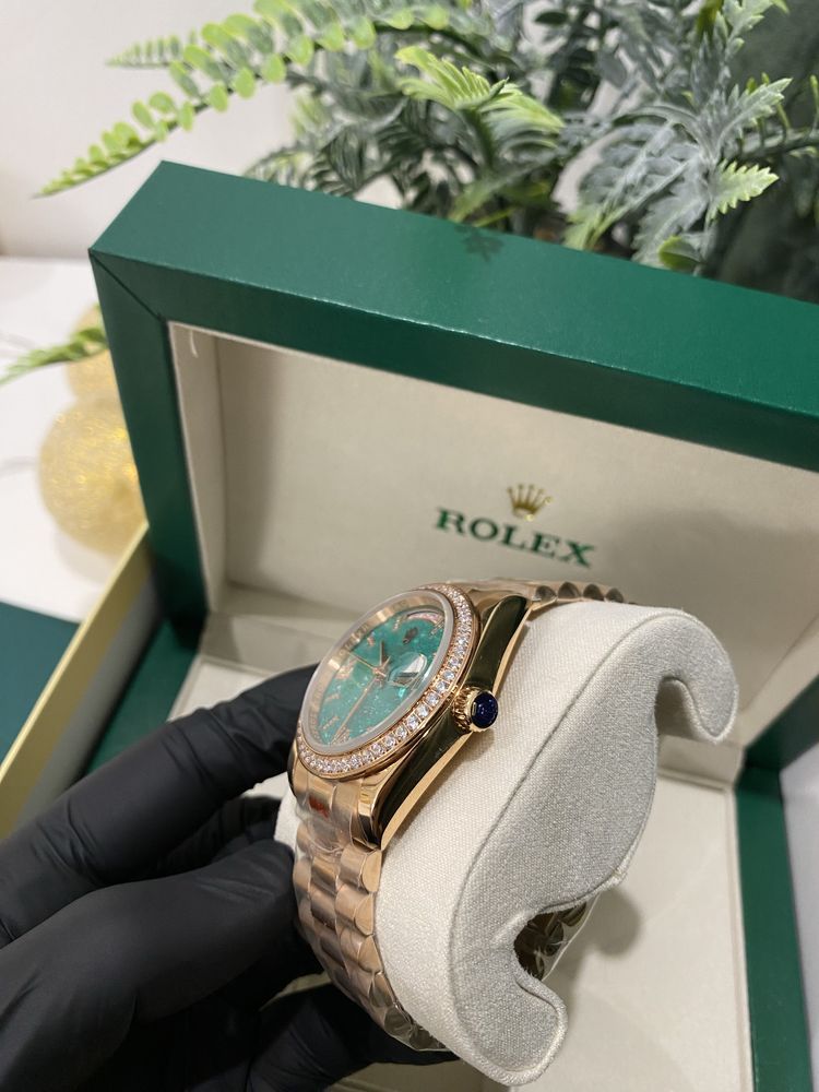 Rolex Day-Date President Rose Gold “Aventurine” 36MM