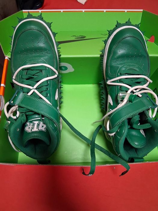 Nike Air force 1 mod x Off-white Pine Green white DR0500-300