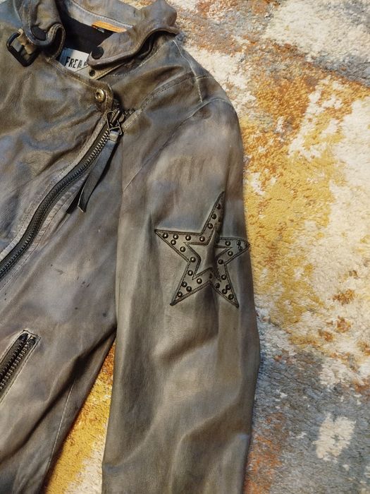 Дамско кожено яке Freaky Nation XS