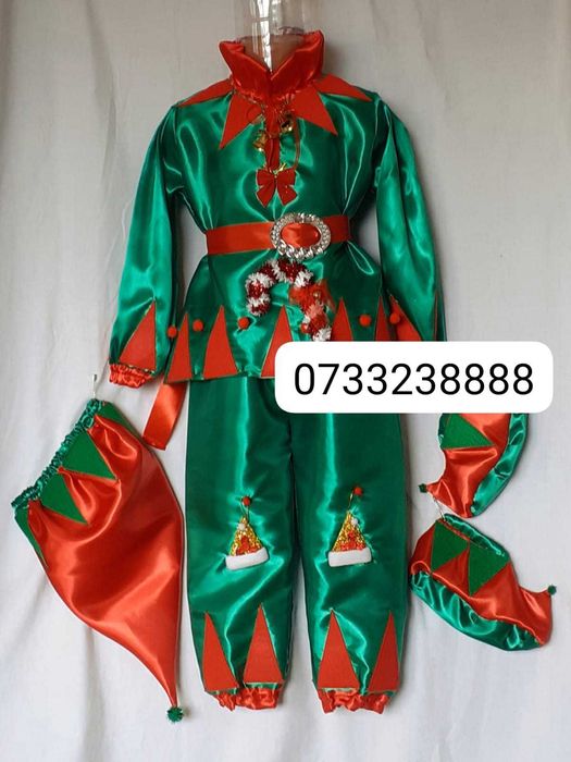 Costum Elf (Spiridus) pentru copii