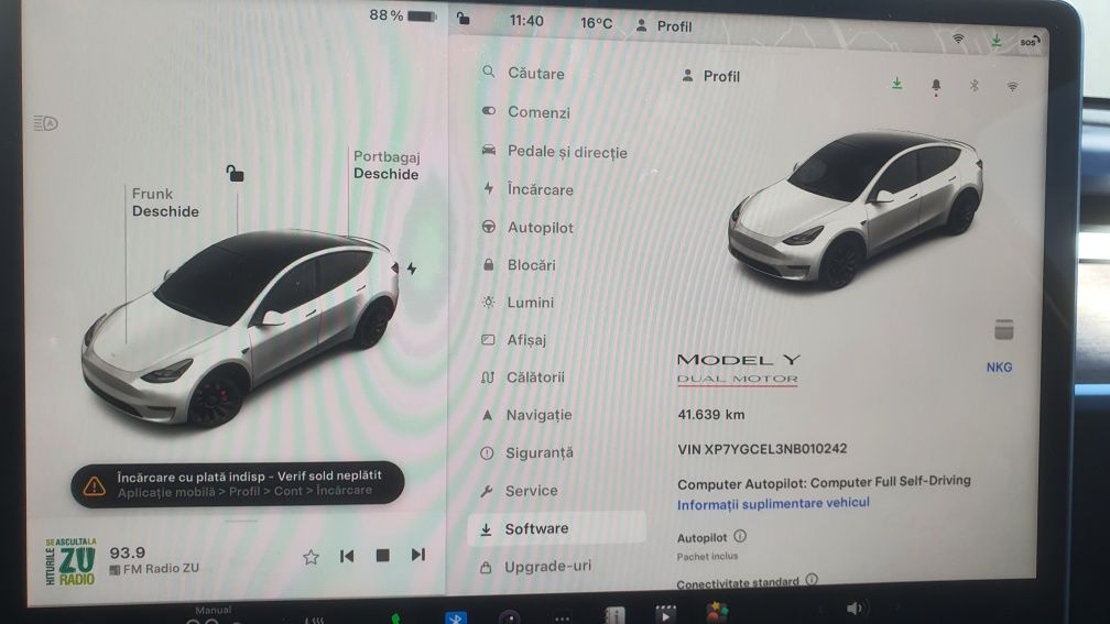 Tesla Y Performance  35700+TVA din Noiembrie 2022