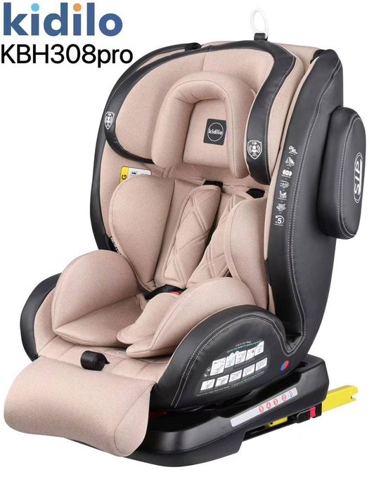 Универсальное Автокресло isofix 0 + 36 кг Положение меняется на 360 гр