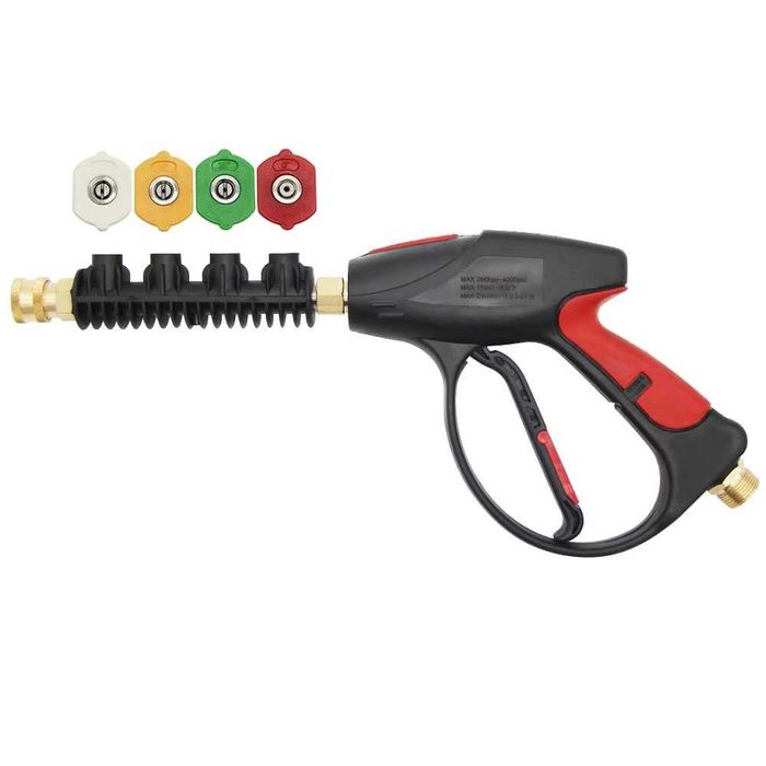 Set pistol lance spumare plastic si duze