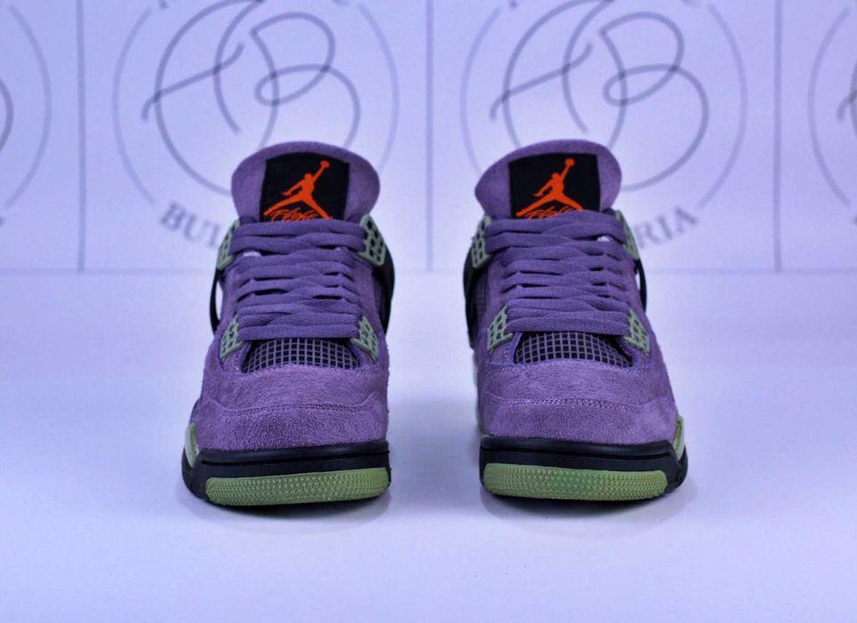 Nike Air Jordan Retro 4 Craft Canyon Purple Eminem Fire Red Маратонки