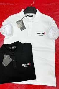 Tricou polo Dsquared
Calitate Superioara 
Alb S L XXL 
Logo brodat 
1