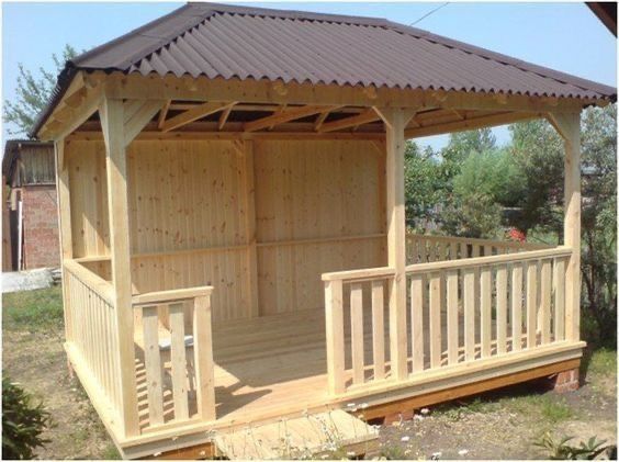 Foișoare terase pergole din lemn