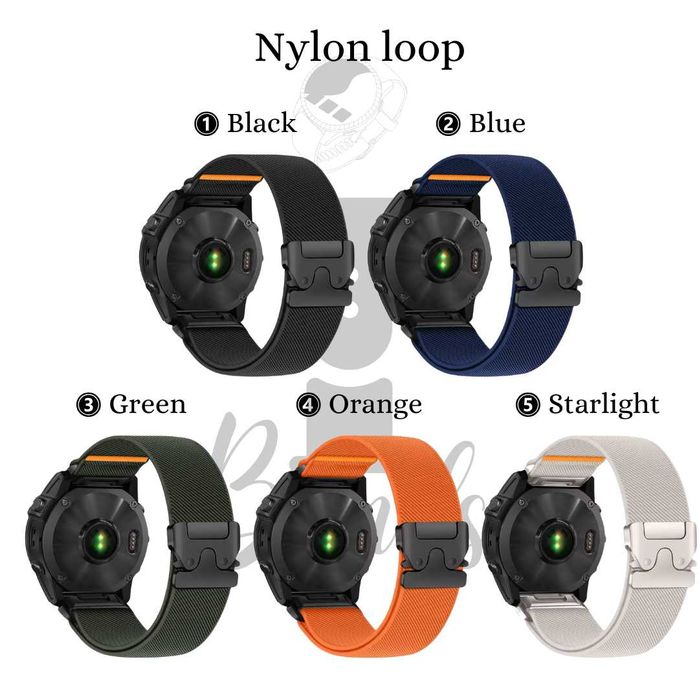 Текстилна каишка за Garmin с Quickfit 20 | 22 | 26 mm.